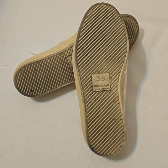 White canvas Biankina St. Tropez sneakers 39 - Picture 6 of 6